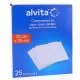 ALVITA Compresses en non-tissé stériles taille 7,5*7,5 cm - 25 sachets de 2 compresses - Illustration n°1