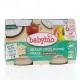 BABYBIO Desserts Végétaux - Brassé Coco Pomme Fraise 2x130g - Illustration n°1