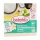 BABYBIO Desserts végétaux - Brassé coco kiwi banane bio +6mois 4x85g - Illustration n°1