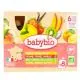 BABYBIO Fruits - Gourde multi pack dès 6mois x8 gourdes - Illustration n°1
