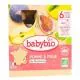 BABYBIO Fruits - Gourdes Pomme et Figue de Provence 4x90g - Illustration n°1