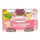 BABYBIO Fruits - Pomme grenade +6mois 2x130g - Illustration n&deg;1