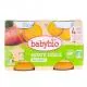 BABYBIO Légumes - Petits pots patate douce dès 4 mois 2x130 - Illustration n°1