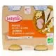 BABYBIO Repas du Midi - Petits pots Panais, Jambon dès 6 mois 2x200g - Illustration n°1