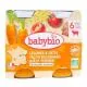 BABYBIO Repas du Midi - Petits pots Légumes & Pâtes façon bolognaise 2x200g dès 6 mois - Illustration n°1