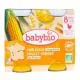 BABYBIO Repas du Midi - Petits pots Maïs doux et poulet dès 8 mois 2x200g - Illustration n°1