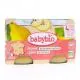 BABYBIO Fruits - Petits pots Pomme, Coing dès 4 mois 2x130g - Illustration n°1