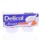 DELICAL Le Brassé - Dessert lacté HP HC Fraise 4x200g - Illustration n°1