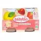 BABYBIO Fruits - Petits pots Pomme / Fraise dès 6 mois 2x130g - Illustration n°1
