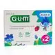 GUM Junior Dentifrice 6ans+ gout fraise 2x50ml - Illustration n°1