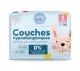 PHARMABABY Couches hypoallergéniques taille 1 - 2 à 5kg x30 couches - Illustration n°1