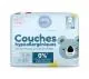 PHARMABABY Couches hypoallergéniques taille 2 - 3 à 6kg x28 couches - Illustration n°1