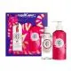 ROGER & GALLET Coffret Eau Parfumée Bienfaisante Gingembre Rouge 100ml et son Lait Corps - Illustration n°1