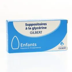 GILBERT Suppositoires à la glycérine enfants x10