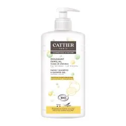 CATTIER Moussant familial corps et cheveux bio 1 L