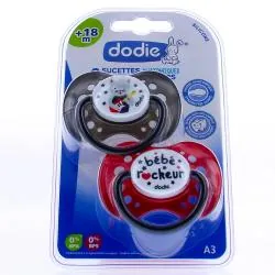 DODIE Sucettes +18 mois anatomiques x2 n°A3