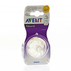 AVENT Tétine natural débit nouveau né lot de 2