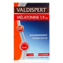 VALDISPERT Mélatonine 1.9 mg orodispersibles 1 boite 40 comprimés