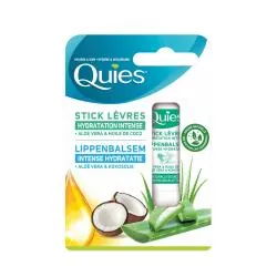 QUIES Stick lèvres hydratation intense aloe vera et coco 4.5g