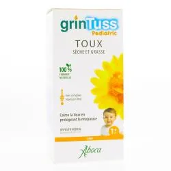 GRINTUSS Pediatric - Sirop toux sèche et grasse 210g