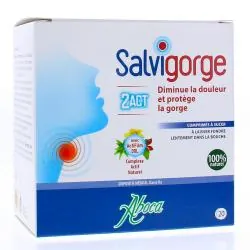 SALVIGORGE 2Act - Comprimé pour maux de gorge x20 comprimés à sucer