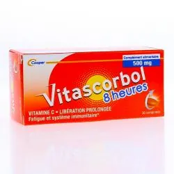 VITASCORBOL 8heures Vitamine C libération prolongée x30 comprimés