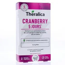 THERALICA Cranberry 5 jours système urinaire x15 gélules