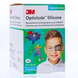 3M Opticlude silicone garçons maxi x50