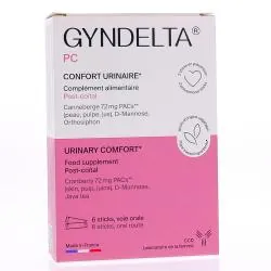 LABORATOIRE CCD Gyndelta PC Confort urinaire x6 sticks