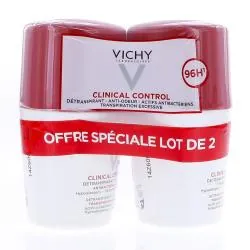 VICHY Clinical control - Détranspirant anti-odeur 2*50ml