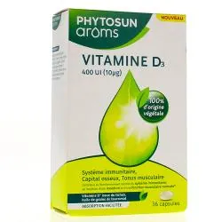 PHYTOSUN Vitamine D3  x36 capsules