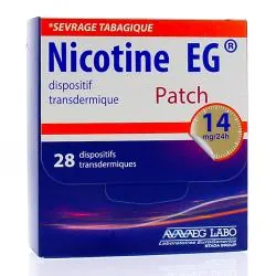 EG LABO Nicotine x28 patchs 14mg