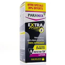 PARANIX Extrat fort Lotion Anti poux et lentes flacon 200ml + 30% offert + peigne