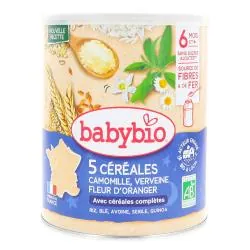 BABYBIO Céréales - Camomille, Verveine Fleur d'Oranger bio +6mois 220g