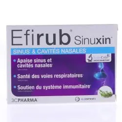3C PHARMA Efirub - Sinuxin Sinus et cavités nasales x15 comprimés