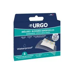 URGO Pansements brulures, blessures superficielles x6