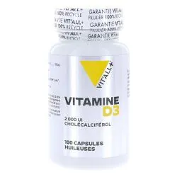VIT'ALL+ D3 2000UI 100 capsules