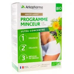 ARKOPHARMA Arkofluides programme minceur boite de 30 ampoules