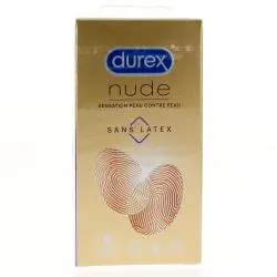 DUREX Nude Sans Latex - Sensation Peau Contre Peau 8 préservatifs