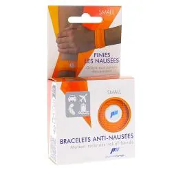 PHARMAVOYAGE Bracelets anti nauséesx2 taille s orange