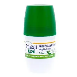 ETIAXIL Déodorant antitranspirant végétal au thé vert bio 50ml