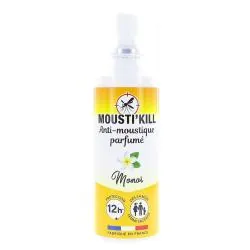 MOUSTI'KILL Anti-moustiques, puces et tiques senteur monoï 100ml