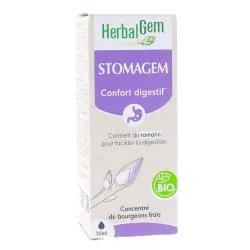 HERBALGEM Concentré de bourgeons frais - Stomagem Confort intestinal Bio 30ml