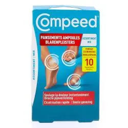 COMPEED Assortiment pansements ampoules x10