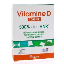 VITAVEA Vitamine D 1000ui 500% des VNR 90 comprimés