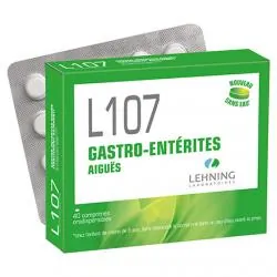 LEHNING L107 Gastro-entérites aiguës x40 comprimés orodispersibles