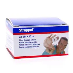 STRAPPAL Bande adhésive rigide 2,5cm x 10cm