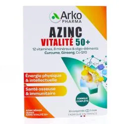 ARKOPHARMA Azinc Vitalité 50+ 30 comprimés