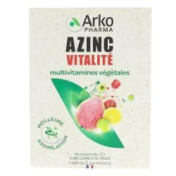 ARKOPHARMA Azinc Vitalité multivitamines végétales 30 comprimés