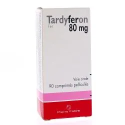 Tardyferon 80mg boite de 90 comprimés